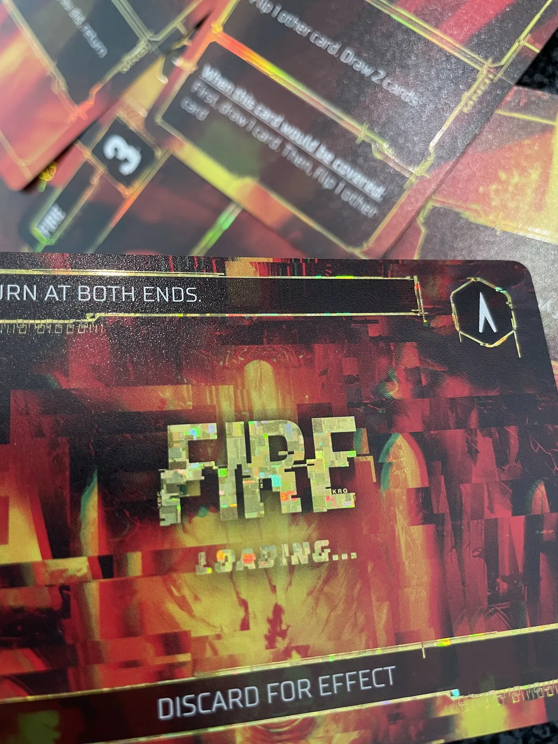 Gold foil card