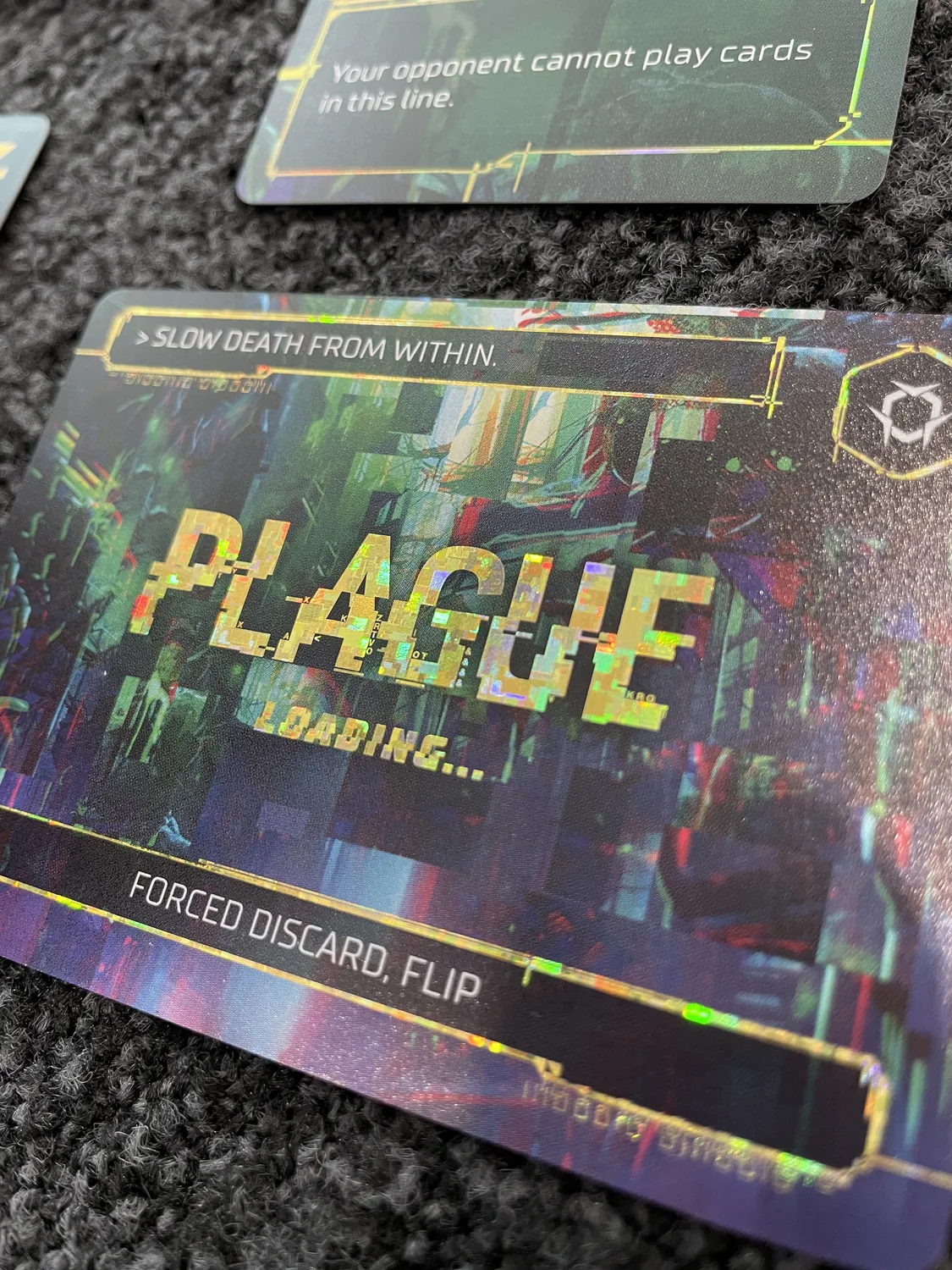 Gold foil card