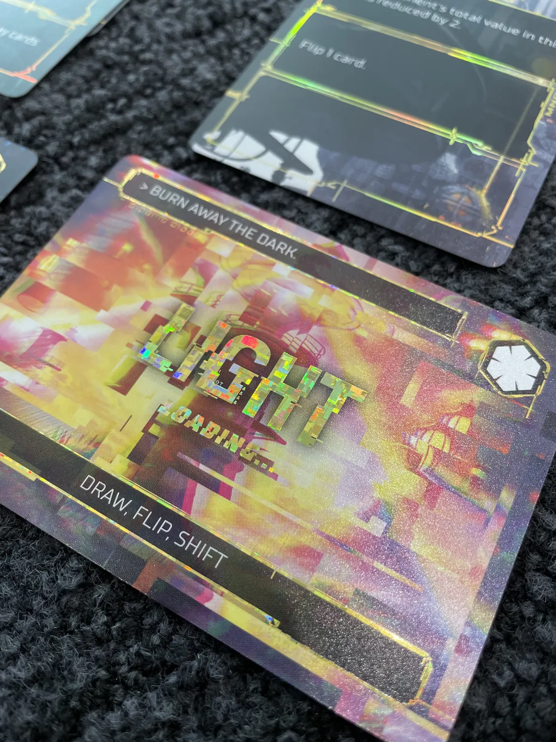 Gold foil card