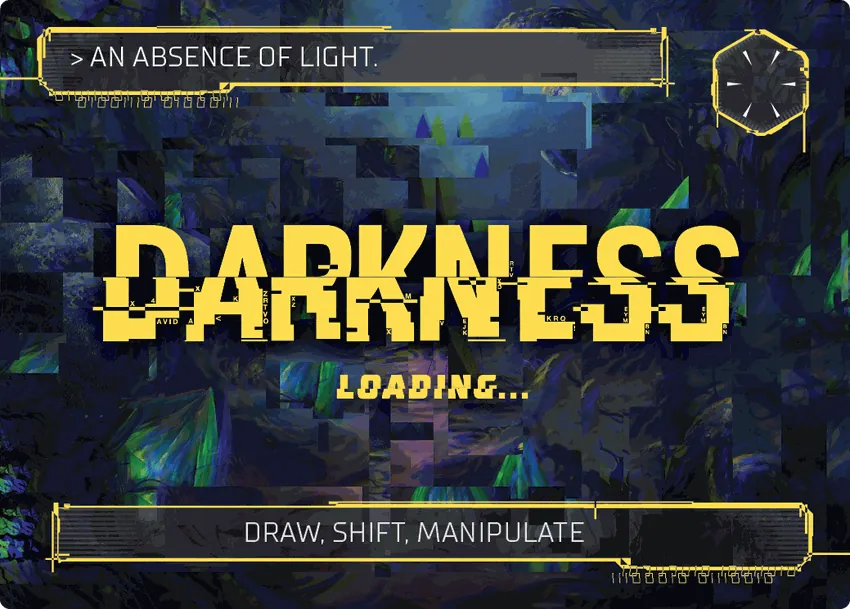 Darkness protocol card, Loading side