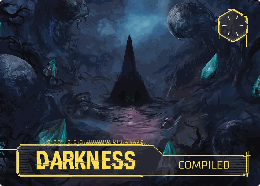 Darkness protocol card, Compiled side